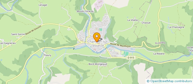 localisation de l'entreprise MONSIEUR GILLES SCHNEIDER à CHAMBON-SUR-VOUEIZE