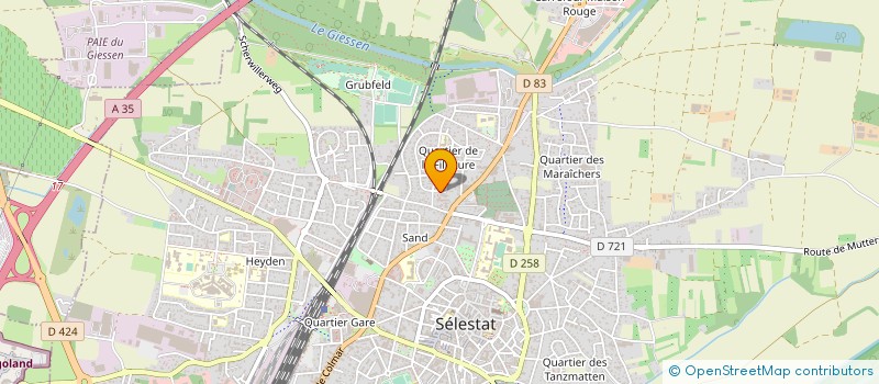 localisation de l'entreprise MONSIEUR GILLES SCHNEIDER à SELESTAT