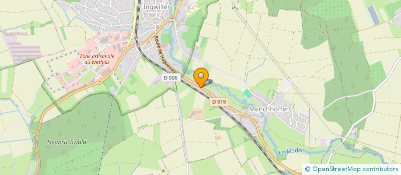 localisation de l'entreprise MONSIEUR GILLES SCHNEPP  BISCHHOLTZ