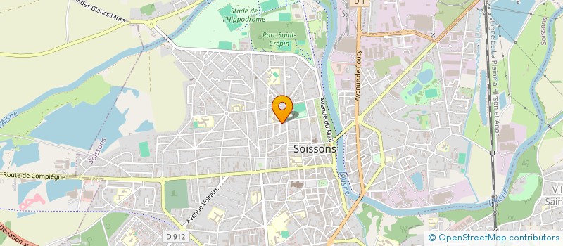 localisation de l'entreprise MONSIEUR GILLES SCHONI à SOISSONS