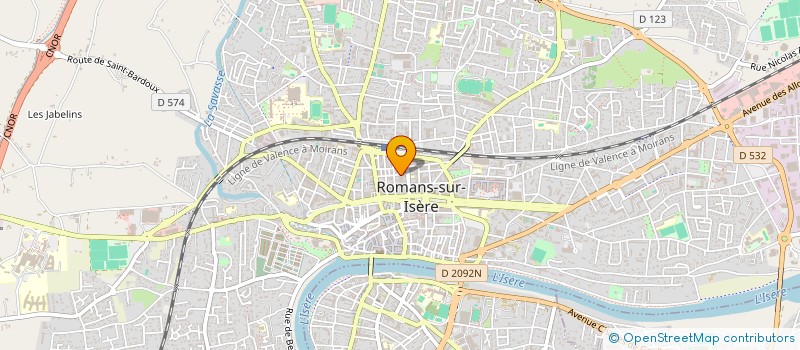 localisation de l'entreprise MONSIEUR GILLES SCHOTT  ROMANS-SUR-ISERE