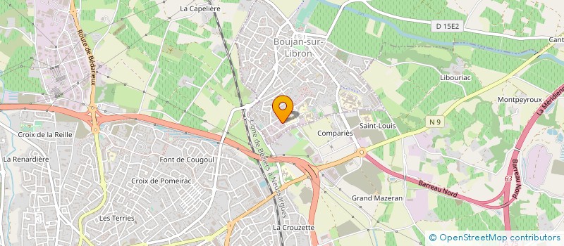 localisation de l'entreprise MONSIEUR GILLES SCIO à BOUJAN-SUR-LIBRON