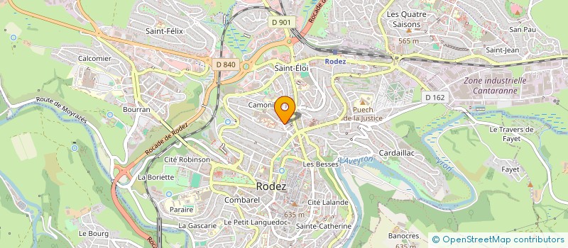 localisation de l'entreprise MONSIEUR GILLES SEGURET  RODEZ