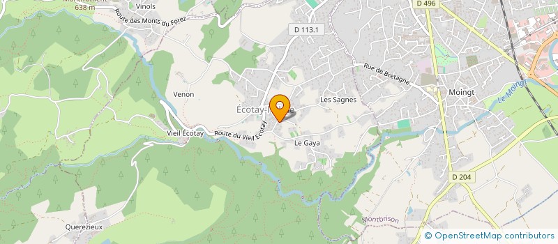 localisation de l'entreprise MONSIEUR GILLES SEIGNE à ECOTAY-L'OLME