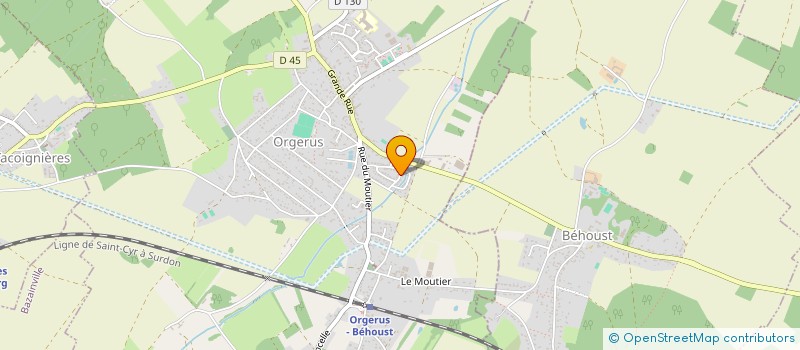 localisation de l'entreprise MONSIEUR GILLES SEPTIFORT  ORGERUS