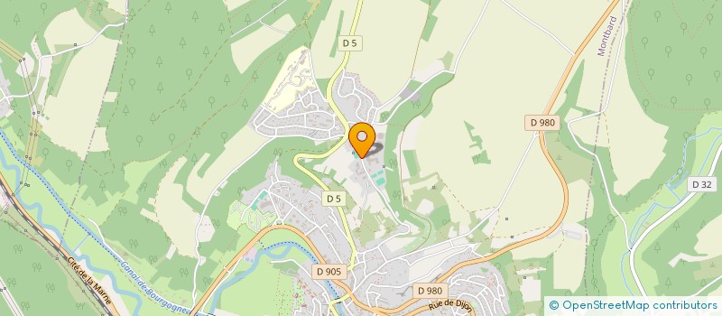 localisation de l'entreprise MONSIEUR GILLES SERBOURCE  MONTBARD