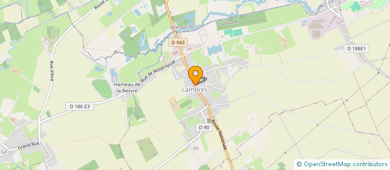 localisation de l'entreprise MONSIEUR GILLES SERGE RENE VENEL  LAMBRES