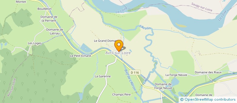localisation de l'entreprise MONSIEUR GILLES SERPEBOIS à AVRIL-SUR-LOIRE