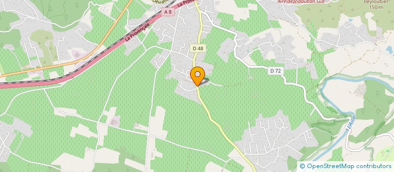 localisation de l'entreprise MONSIEUR GILLES SERRATE  VIDAUBAN