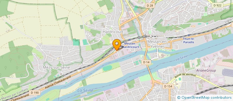 localisation de l'entreprise MONSIEUR GILLES SERT  HARDRICOURT