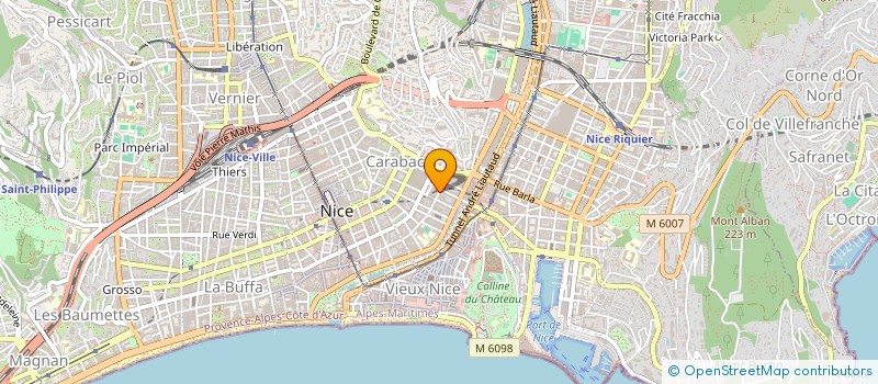 localisation de l'entreprise MONSIEUR GILLES SEYBALD à NICE