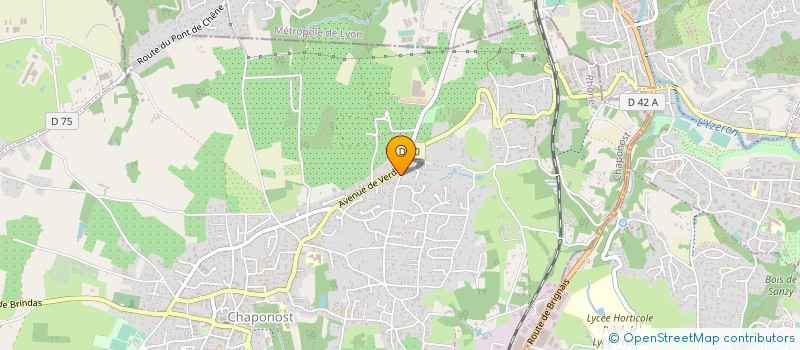 localisation de l'entreprise MONSIEUR GILLES SIAUD  CHAPONOST