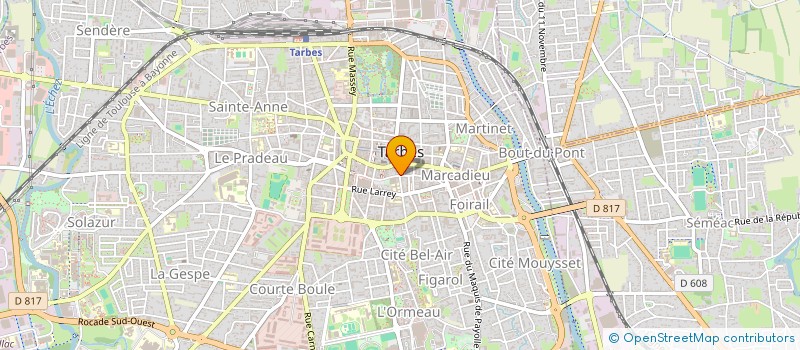 localisation de l'entreprise MONSIEUR GILLES SIEURAC  TARBES