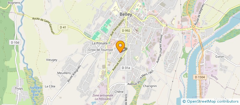 localisation de l'entreprise MONSIEUR GILLES SIMON  BELLEY