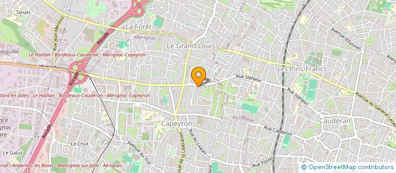localisation de l'entreprise MONSIEUR GILLES SINTHOMEZ à MERIGNAC