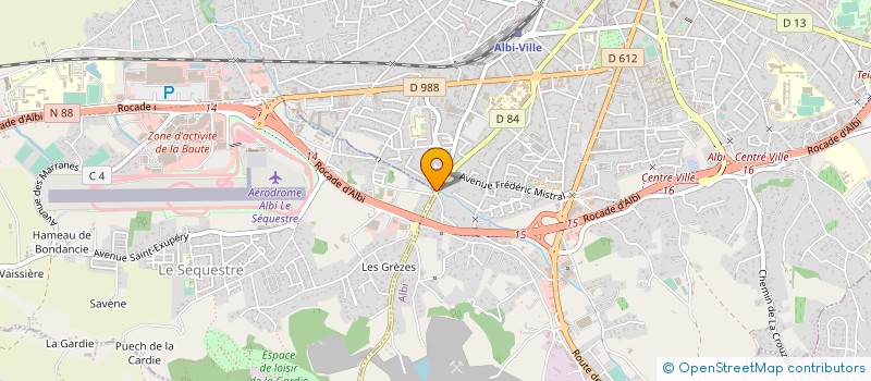 localisation de l'entreprise MONSIEUR GILLES SMITH à ALBI