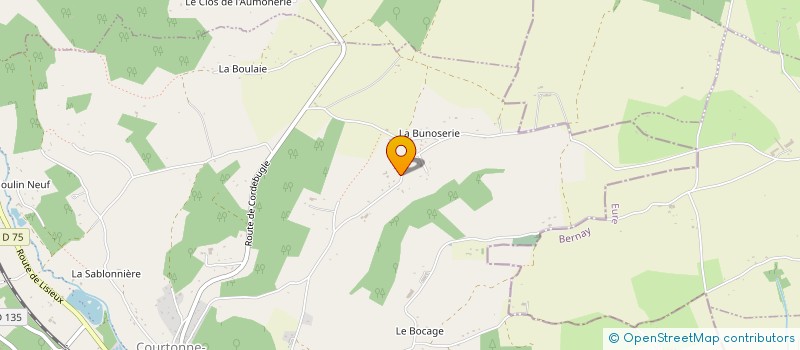 localisation de l'entreprise MONSIEUR GILLES SOLO  COURTONNE-LES-DEUX-EGLISES