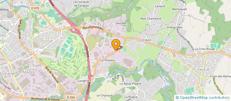localisation de l'entreprise MONSIEUR GILLES SONTHONNAX à FEYTIAT