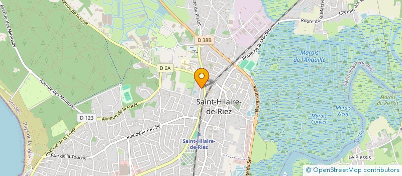localisation de l'entreprise MONSIEUR GILLES SORIN à SAINT-HILAIRE-DE-RIEZ