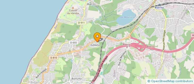 localisation de l'entreprise MONSIEUR GILLES SORLIN à BIDART