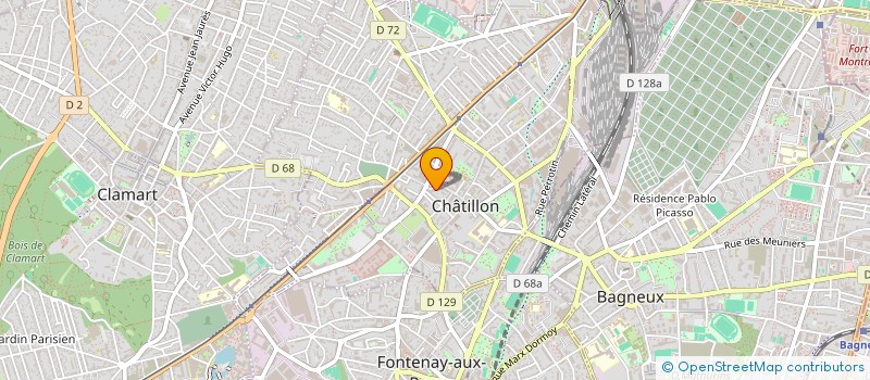 localisation de l'entreprise MONSIEUR GILLES SOUDRY à CHATILLON