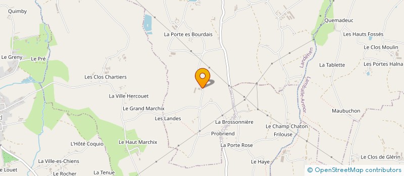 localisation de l'entreprise MONSIEUR GILLES SOULABAILLE  LANDEHEN