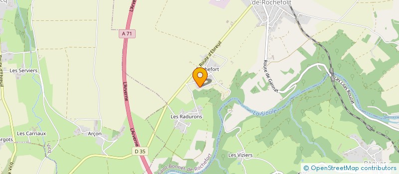localisation de l'entreprise MONSIEUR GILLES SOUMAILLE à SAINT-BONNET-DE-ROCHEFORT