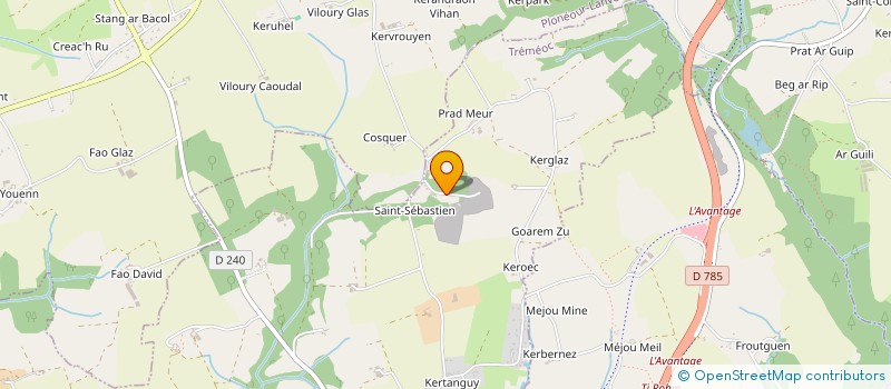 localisation de l'entreprise MONSIEUR GILLES STEPHANT  PENMARCH