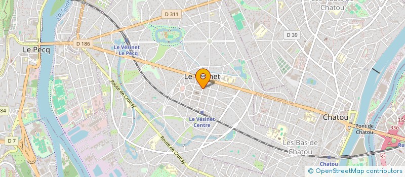 localisation de l'entreprise MONSIEUR GILLES STIEVENARD  LE VESINET