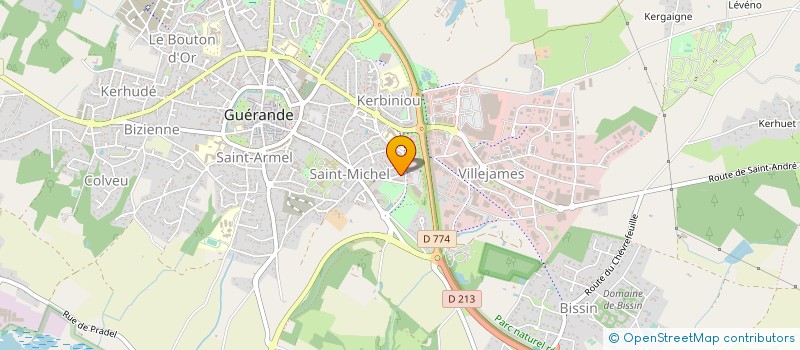 localisation de l'entreprise MONSIEUR GILLES STRABACH à GUERANDE