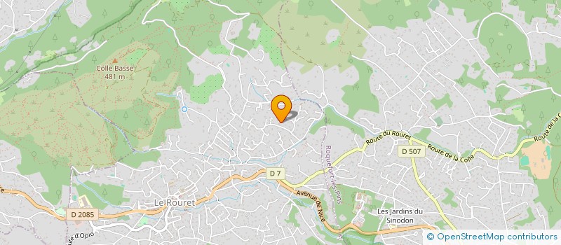 localisation de l'entreprise MONSIEUR GILLES SUCCO  LE ROURET