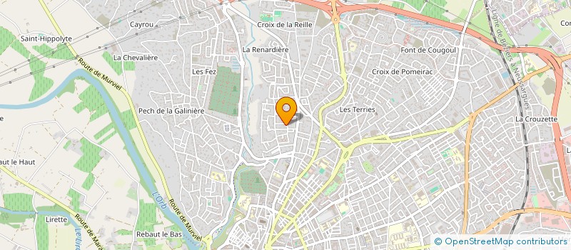 localisation de l'entreprise MONSIEUR GILLES SULAIMAN  BEZIERS