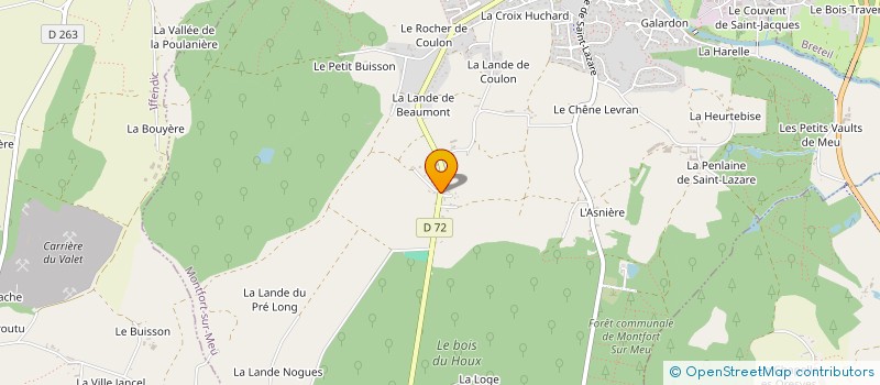 localisation de l'entreprise MONSIEUR GILLES SURELLE  MONTFORT-SUR-MEU