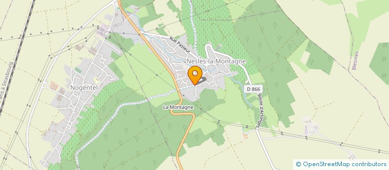 localisation de l'entreprise MONSIEUR GILLES TAHON à NESLES-LA-MONTAGNE