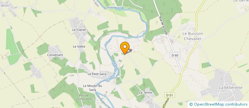 localisation de l'entreprise MONSIEUR GILLES TARDIVEL  SYLVAINS-LES-MOULINS