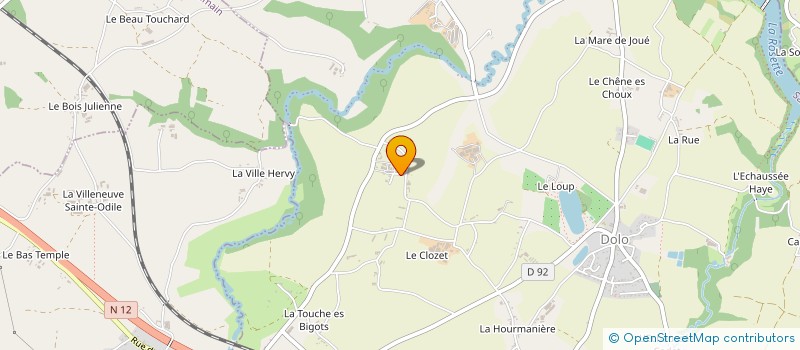 localisation de l'entreprise MONSIEUR GILLES TARDY  JUGON-LES-LACS