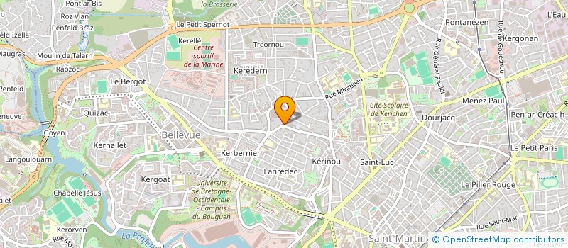 localisation de l'entreprise MONSIEUR GILLES TATON à BREST