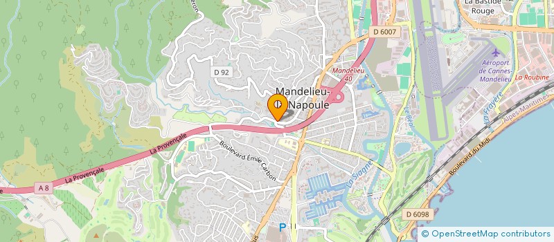 localisation de l'entreprise MONSIEUR GILLES TAVENARD à MANDELIEU-LA-NAPOULE