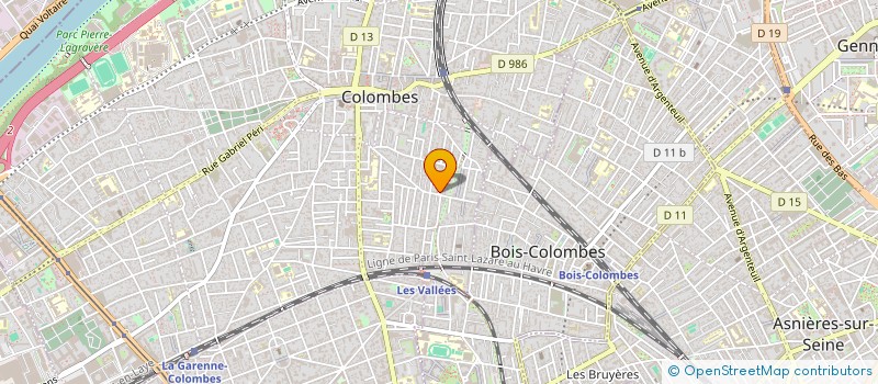 localisation de l'entreprise MONSIEUR GILLES TECTIN à COLOMBES