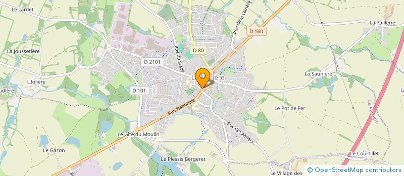 localisation de l'entreprise MONSIEUR GILLES TEILLOL  LA FERRIERE