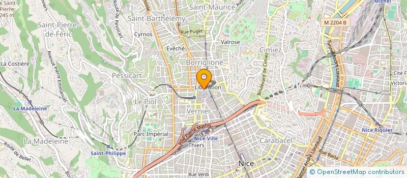 localisation de l'entreprise MONSIEUR GILLES TEISSEIRE à NICE