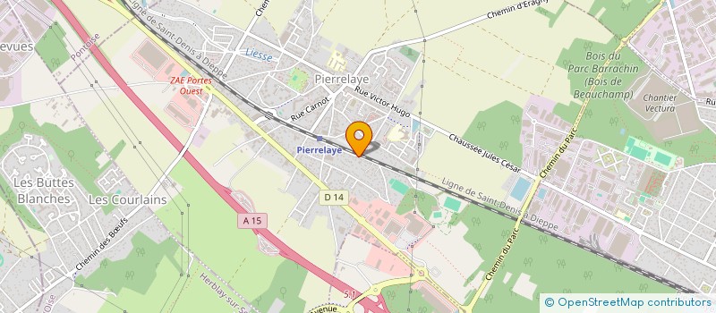 localisation de l'entreprise MONSIEUR GILLES TELLIER à PIERRELAYE