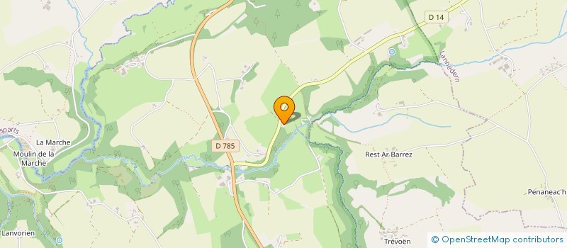 localisation de l'entreprise MONSIEUR GILLES THEBAULT  PLEYBEN