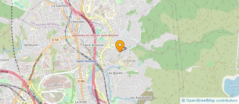 localisation de l'entreprise MONSIEUR GILLES THERON à MARSEILLE 15EME