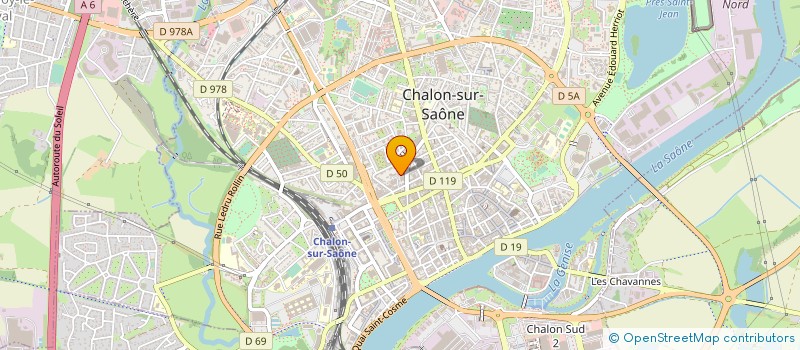 localisation de l'entreprise MONSIEUR GILLES THEVENIN à CHALON-SUR-SAONE