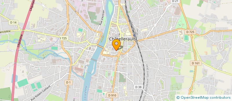 localisation de l'entreprise MONSIEUR GILLES THIOLLET à CHATELLERAULT