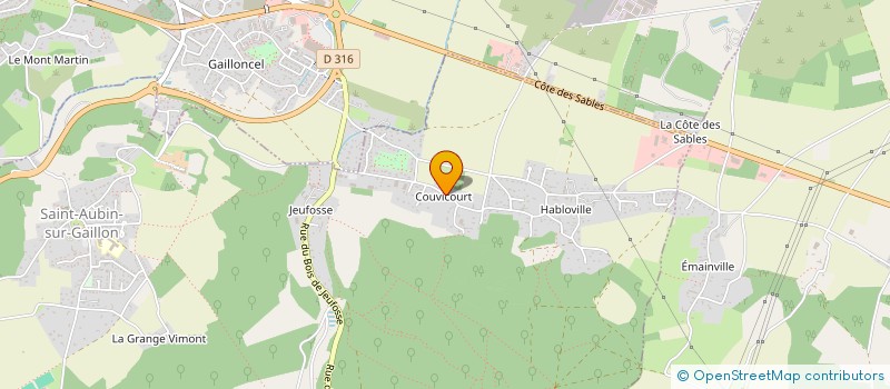 localisation de l'entreprise MONSIEUR GILLES THIRIET  SAINT-AUBIN-SUR-GAILLON