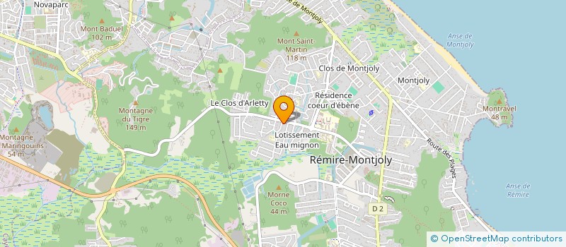localisation de l'entreprise MONSIEUR GILLES THOMAS à REMIRE-MONTJOLY