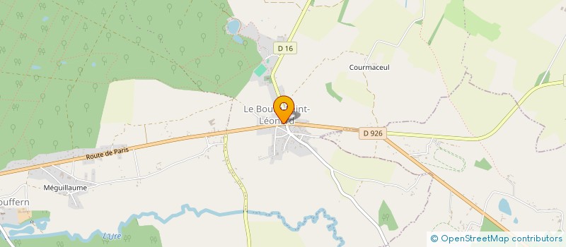 localisation de l'entreprise MONSIEUR GILLES THOMAS à GOUFFERN EN AUGE