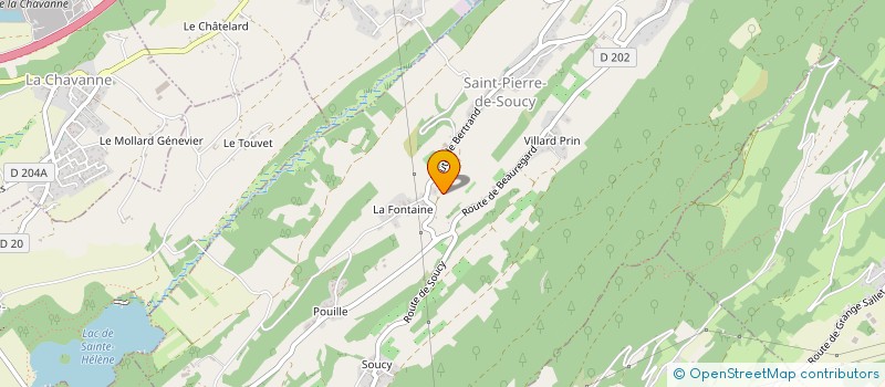 localisation de l'entreprise MONSIEUR GILLES THOMAS  VILLARD-D HERY